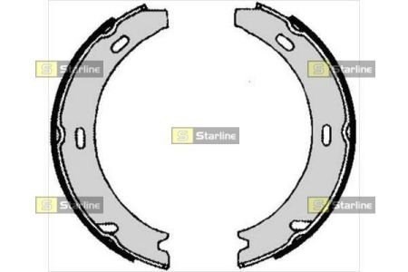 Купить BC04730 Starline Колодки ручника/стояночного тормоза