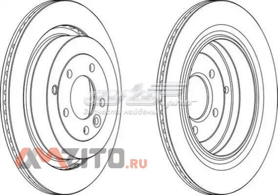 Тормозные диски DDF1433C1 Ferodo