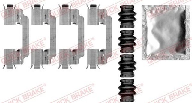 Ремкомплект задних тормозов 1090010 Quick Brake