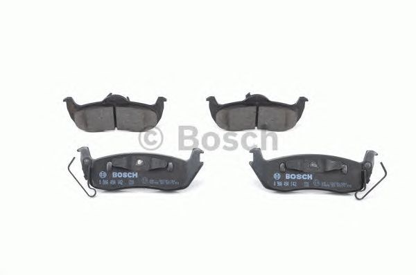 Купить 986494142 Bosch Колодки тормозные задние, дисковые