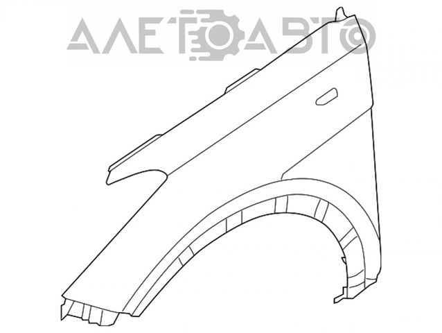 Боковая часть передняя правая Hyundai/Kia 66320B8000 цена, от 52.95 USD