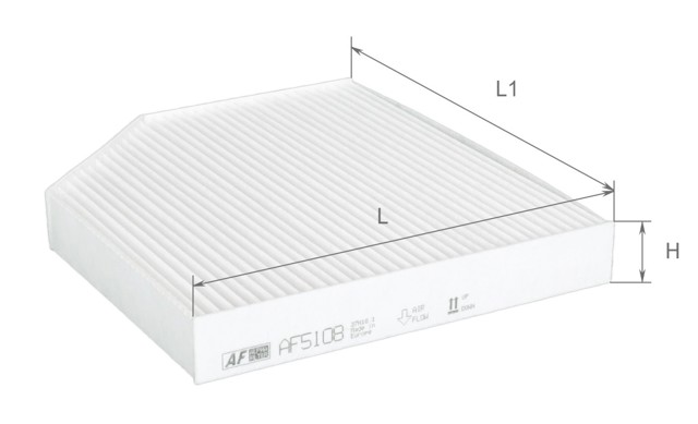 Фильтр воздушный отопителя Alpha Filter AF5108 цена, от 4.36 USD
