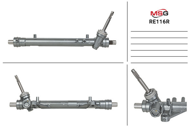Купить RE116R MSG Rebuilding Рулевая рейка