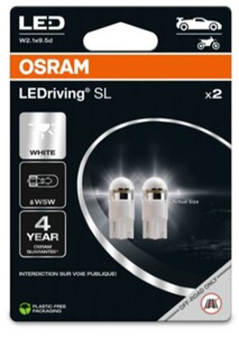 Лампочка плафона освещения салона/кабины Osram 2825DWP2BL цена, от 11.19 USD