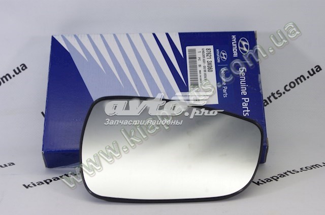 Зеркальный элемент зеркала заднего вида правого Hyundai/Kia 876213X060