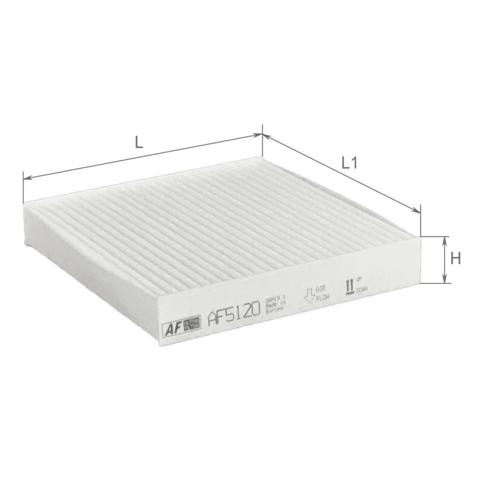 Фильтр воздушный отопителя Alpha Filter AF5120 цена, от 2.83 USD