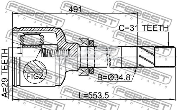 2811DUCRH Febest 