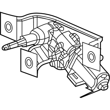 Motor de limpador pára-brisas de vidro traseiro para Jeep Cherokee 