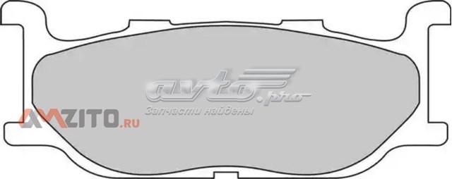 FDB781P Ferodo Колодки передние