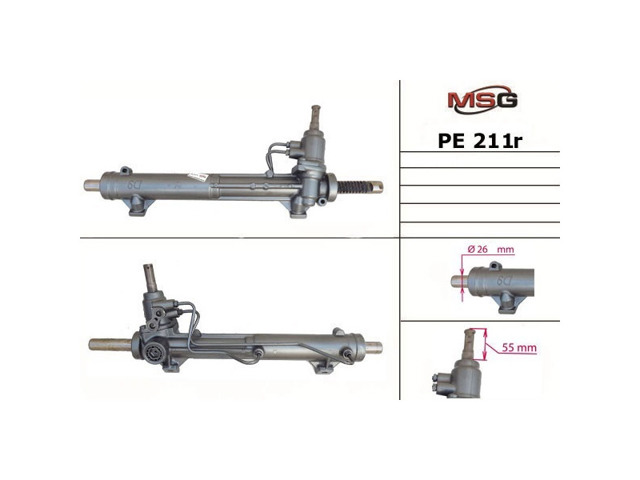 PE211R MSG Rebuilding Управление рулевое в сборе