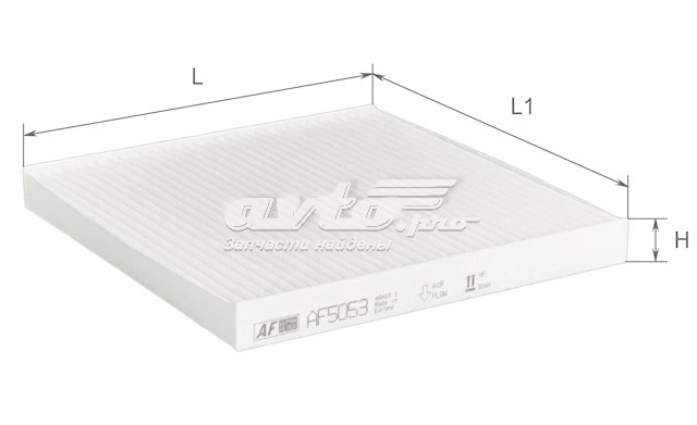 Фильтр воздушный отопителя Alpha Filter AF5053 цена, от 2.87 USD