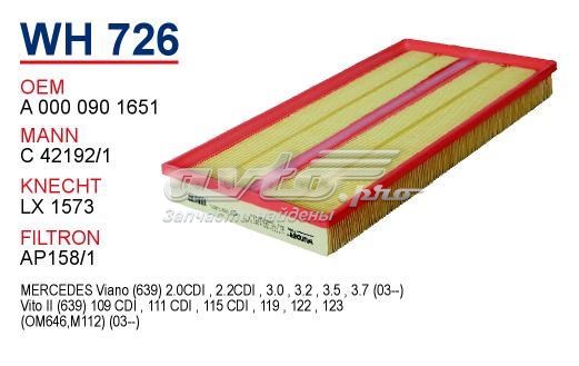 Элемент воздушного фильтра Wunder WH726 цена, от 7.38 USD