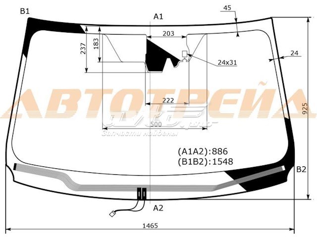 Стекло лобовое Toyota 5610142280 цена, от 244.56 USD
