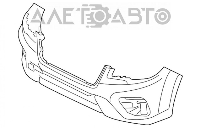 Передний бампер 57704SJ010 FPS