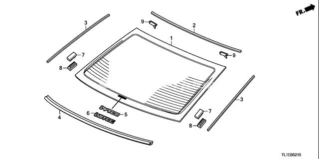 73211TLOE41 Honda 