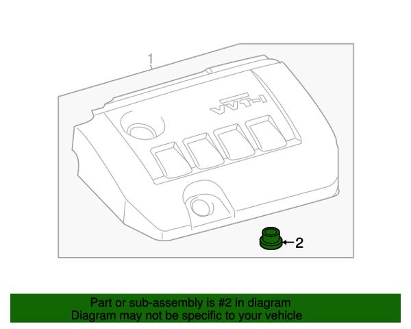 Подушка декоративної кришки двигуна 9048016049 TOYOTA