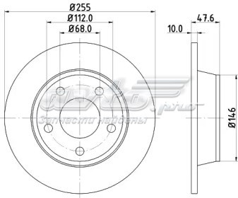 Тормозные диски DDF1177C Ferodo