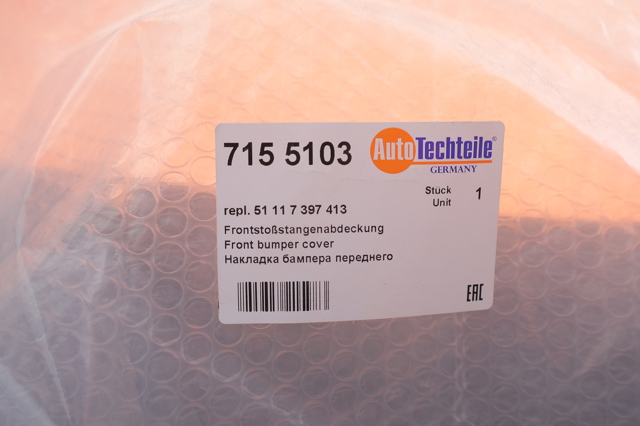 Купить 7155103 Autotechteile Сплиттер переднего бампера