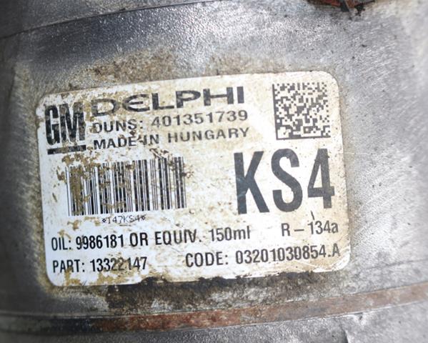 Compressor de aparelho de ar condicionado 13322147 General Motors
