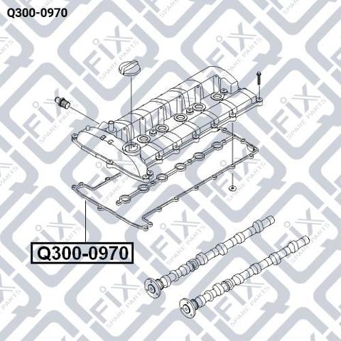 Прокладка крышки двигателя Q-fix Q3000970 цена, от 28.64 USD