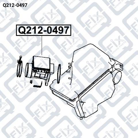 Датчик массового расхода воздуха Q-fix Q2120497 цена, от 122.44 USD