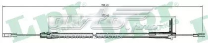 C0434B LPR cabo do freio de estacionamento traseiro direito