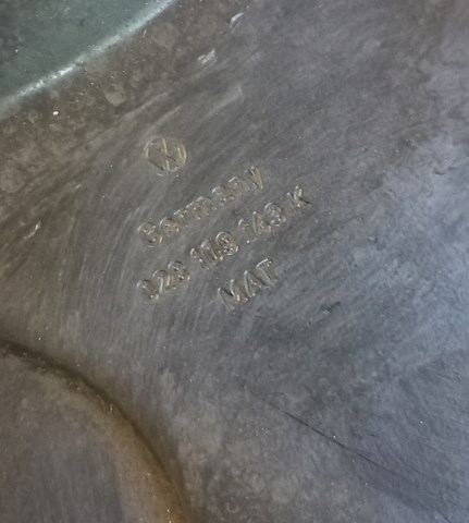 Верхняя защита ремня ГРМ, VAG 028109123E