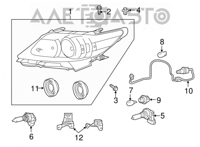  Toyota 8110633B30 цена, от 228.56 USD