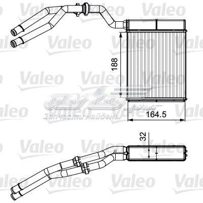 Теплообмінник 811515 VALEO