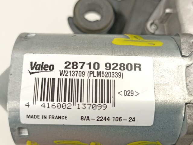 Моторчик заднего дворника 287109280R Renault (RVI)