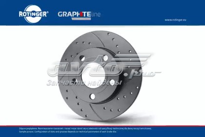 Задний тормозной диск Rotinger 1471GLT5 цена, от 28.48 USD