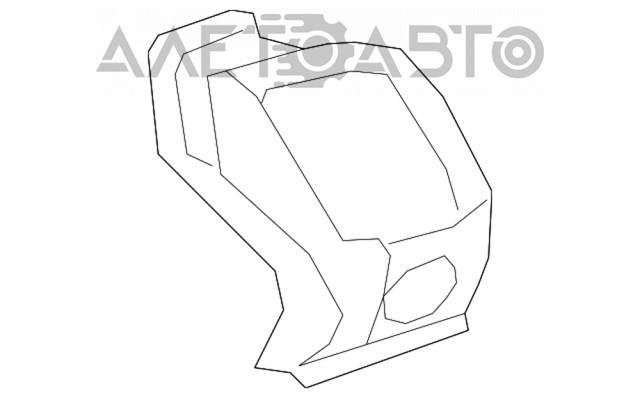 Решітка повітропровода права 687603NF0B NISSAN