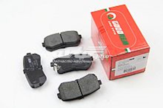 Колодки тормозные задние дисковые GOODREM RM0132