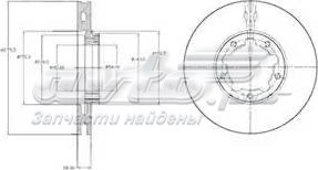 Передние тормозные диски BG4217 Delphi