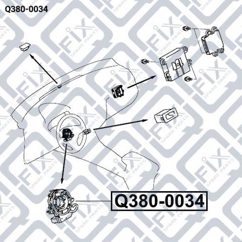 Q3800034 Q-fix Кольцо подушки безопасности
