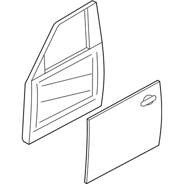 H010A5ZAMB Nissan porta dianteira esquerda