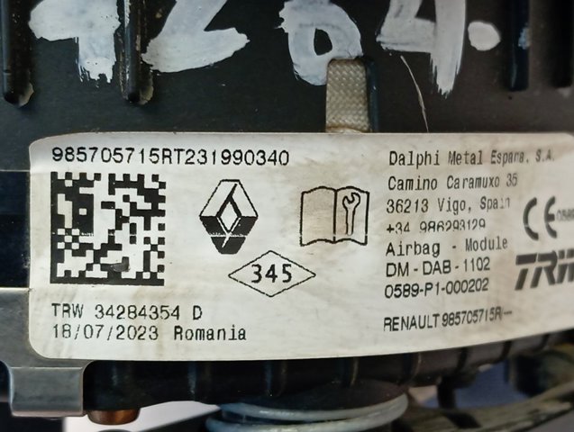  Renault (RVI) 985705715R цена, от 329.77 USD