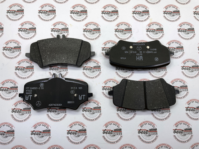 Колодки дисковые  Mercedes 0004236801 цена, от 84.51 USD