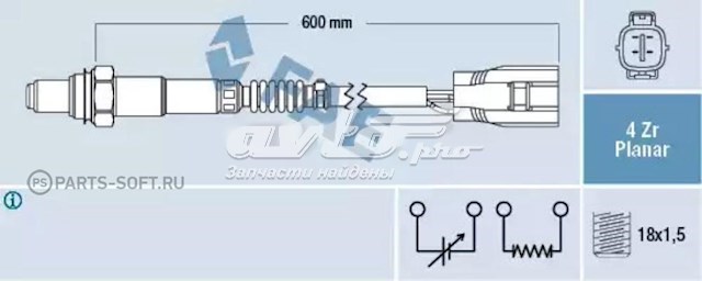 Датчик кислорода после катализатора 77496 FAE
