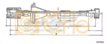 Трос привода спидометра S07041 Cofle