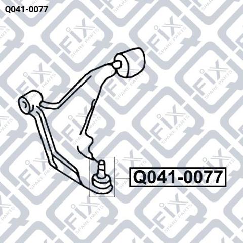 Шаровая опора, нижняя Q-fix Q0410077 цена, от 7.49 USD