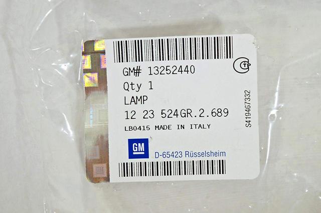 Фонарь подсветки заднего номера General Motors 13200083 цена, от 7.32 USD