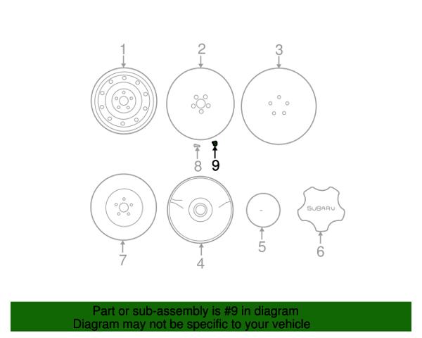 Compre Porca de roda Subaru Legacy 1