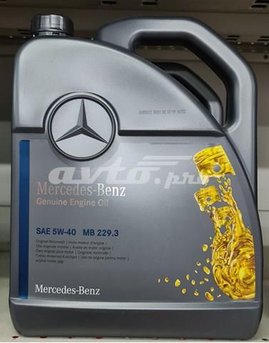 Моторное масло 000989910213 Mercedes