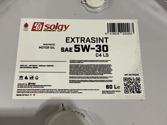 Масло автомобильное Solgy 504028 цена, от 276.49 USD