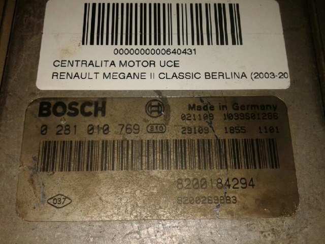  0281010769 Renault (RVI)