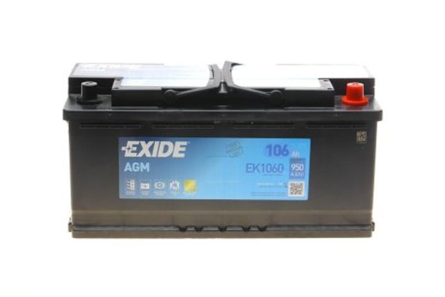 EK1060 Exide bateria recarregável (pilha)