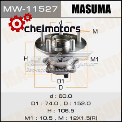 Купить MW11527 Masuma Ступица задняя правая