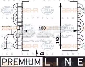 Radiador enfriamiento de combustible 8MK376717401 HELLA