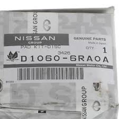 D10606RA0A Nissan/Infiniti Колодки передние